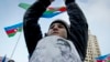 Azerbaijan -- opposition protest, flag holiday, Baku, 9 November 2014