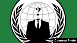 Логотип хакерской группы Anonymous